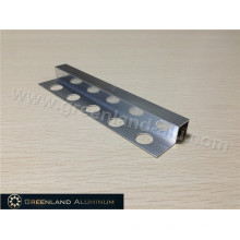 Bright Silver Aluminum Square Schluter Strip12mm Height